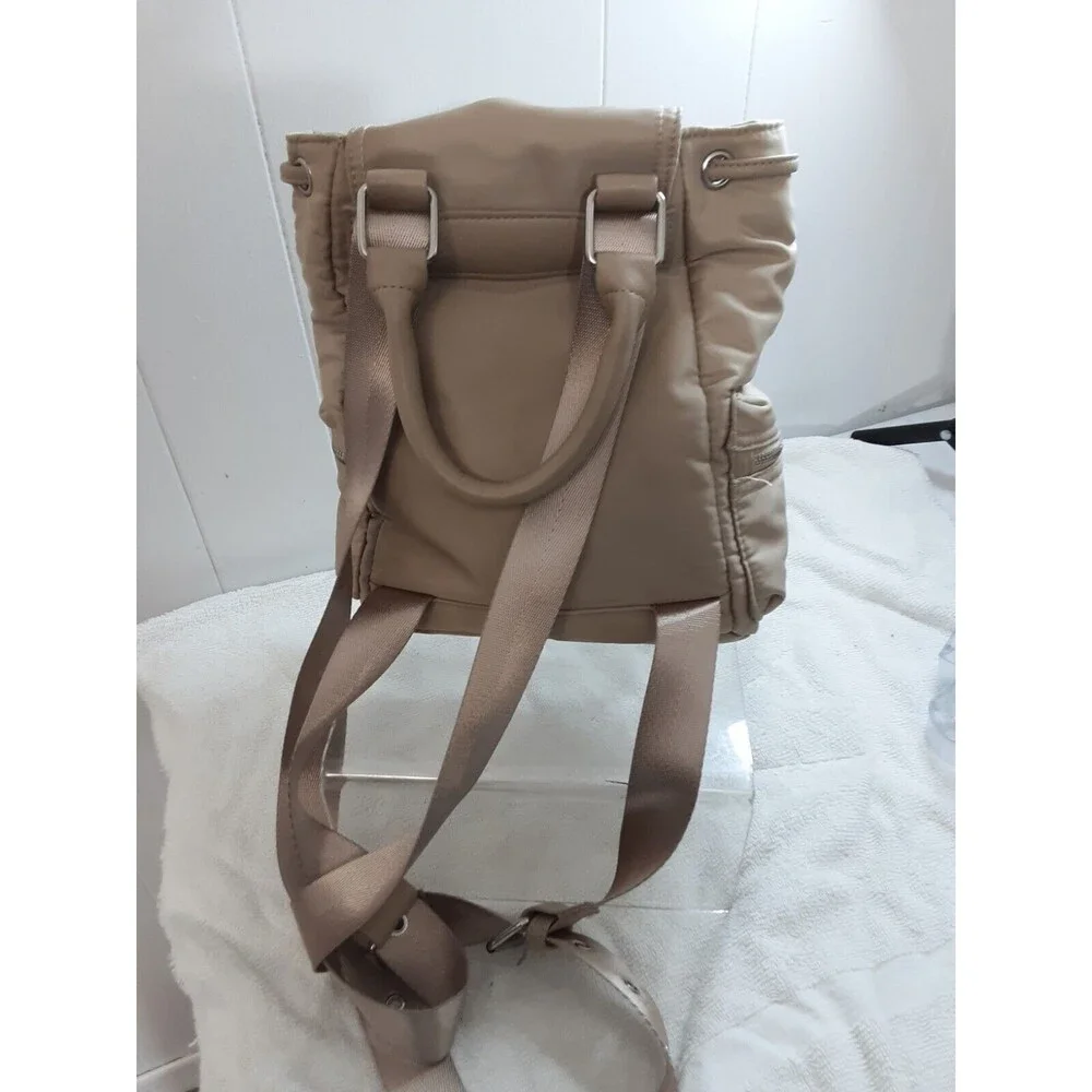 Steve Madden Nylon Back Pack Small Beige